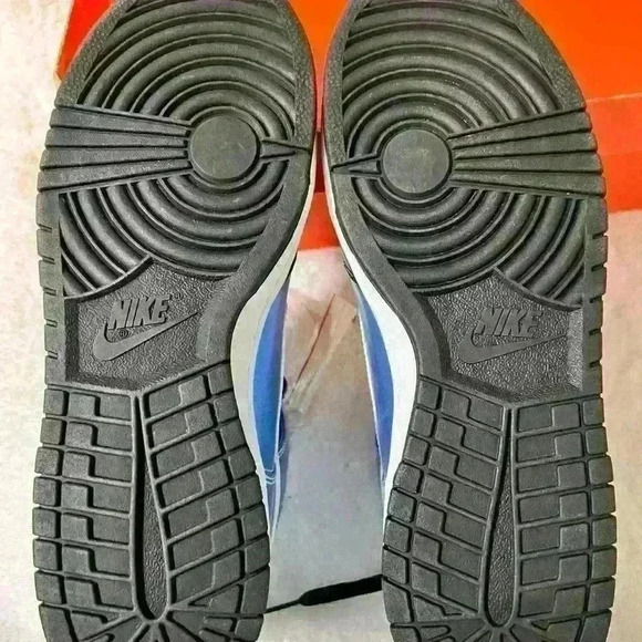 2008 NIKE DUNK HIGH PREMIUM ICE BLUE & BLACK 11.5M DS - Picture 12 of 16